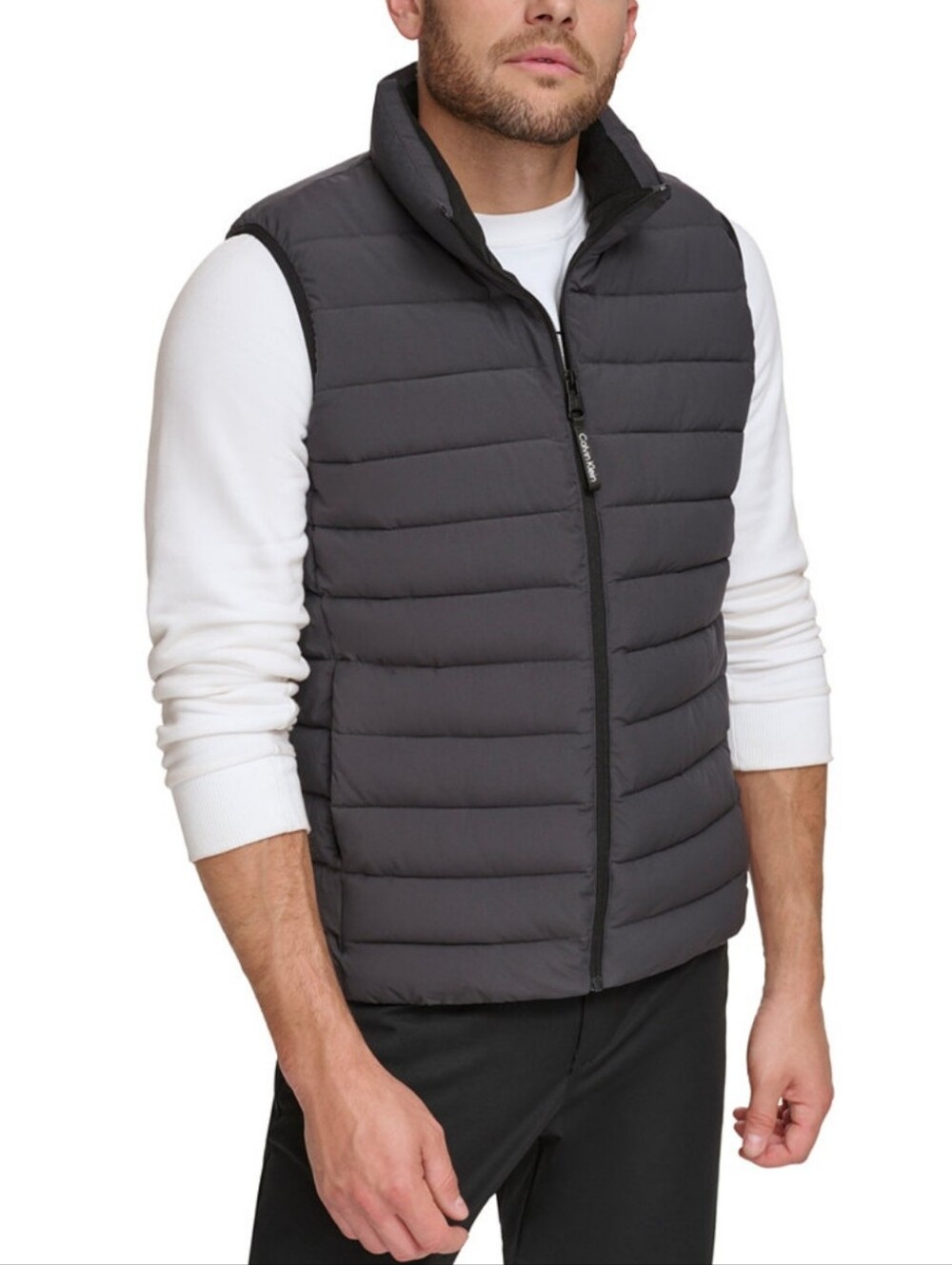 Calvin Klein Puffer Vest Gray New With Tagd Medium